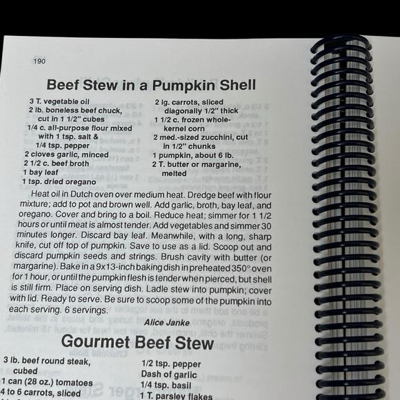 Gethsemane Lutheran Church Centennial Cookbook 1990 Hopkins Minn Recipes Meals - Picture 7 of 13